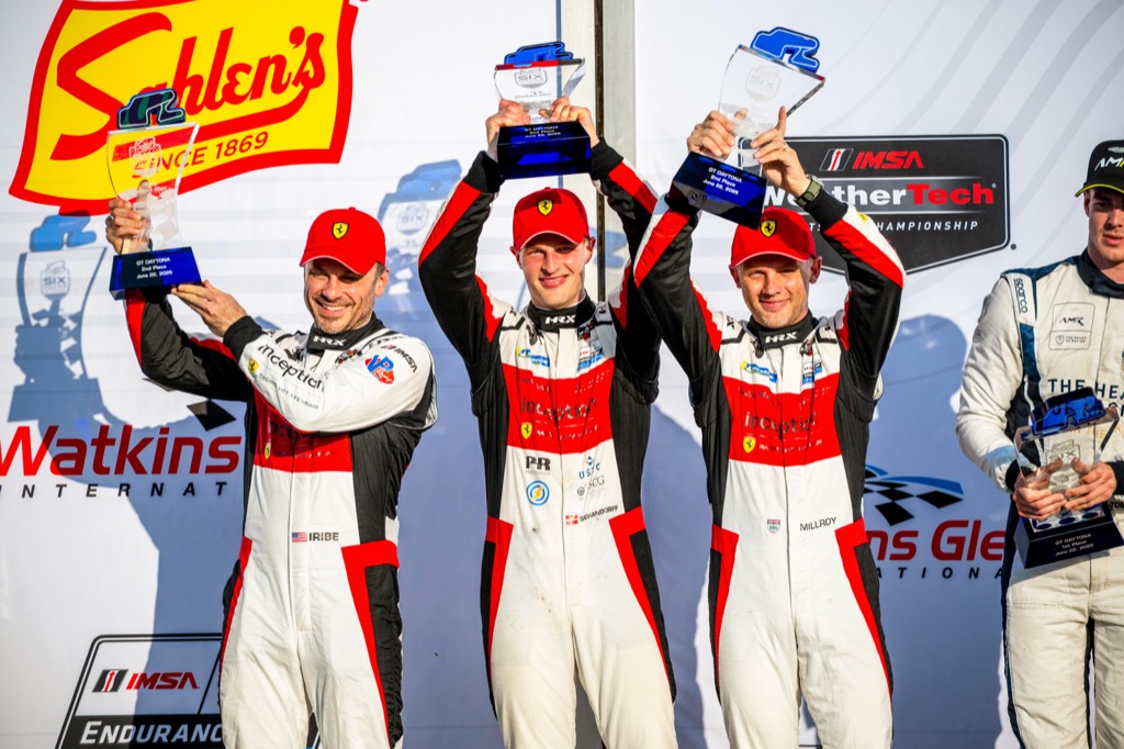 Frederik Schandorff sikrede IMSA-podie på Watkins Glen.
(Foto: Inception Racing)